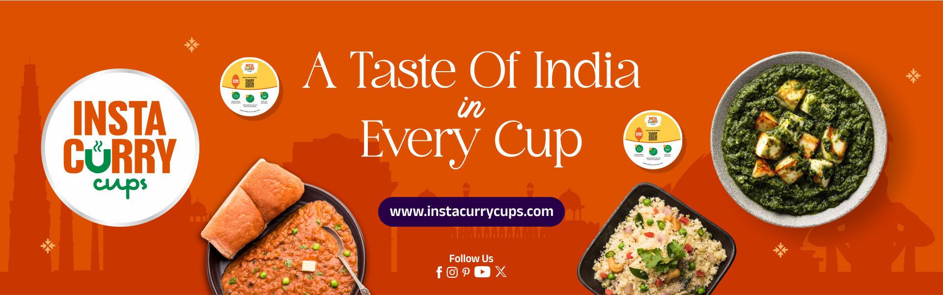 ready to eat indian meals by insta curry cups