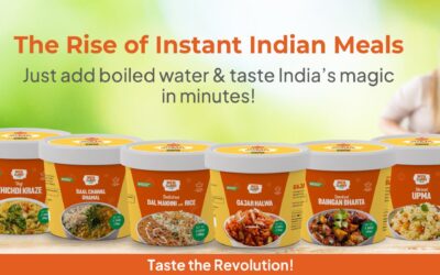 Instant Indian Meal Cups: Hot Water, Hotter Flavors
